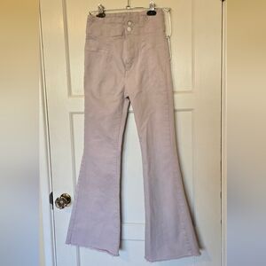 Free People Lavender Flare Jeans
